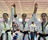 Con 18 medallas y 2 pases al Mundial Escolar, regres&oacute; la delegaci&oacute;n tabasque&ntilde;a de TKD de la Gimnasiada Nacional