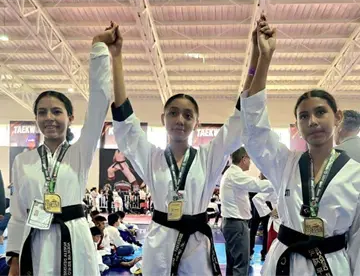 Con 18 medallas y 2 pases al Mundial Escolar, regresa delegación tabasqueña de TKD de la Gimnasia Nacional