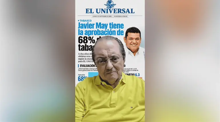 Acusa Manuel Andrade expone manipulaci&oacute;n de encuesta sobre Javier May para "apantallar" a Sheinbaum
