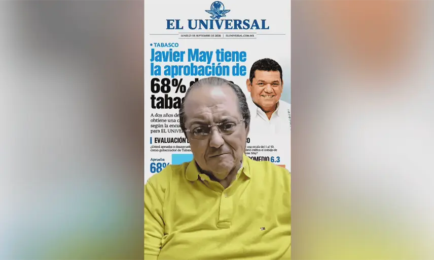 Acusa Manuel Andrade expone manipulación de encuesta sobre Javier May para "apantallar" a Sheinbaum