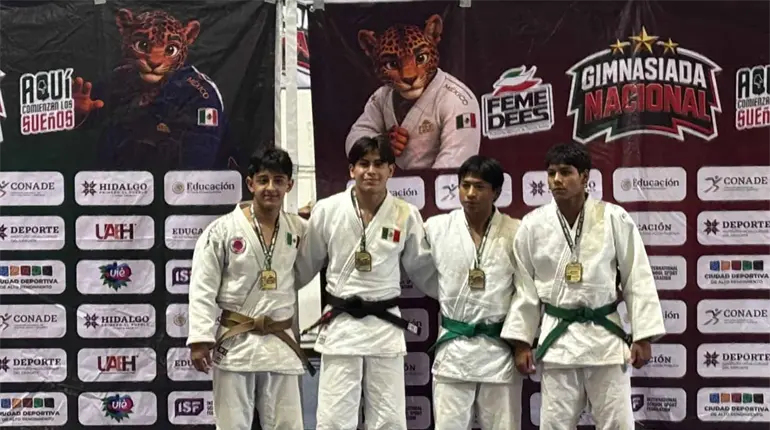 Tabasco conquista cinco medallas en Gimnasiada Nacional de Judo
