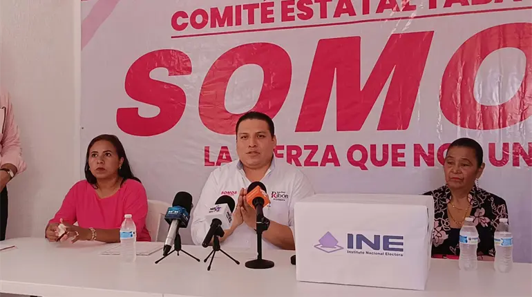 Dirigente de SOMOS llama a protestar durante la visita de Claudia Sheinbaum a Tabasco