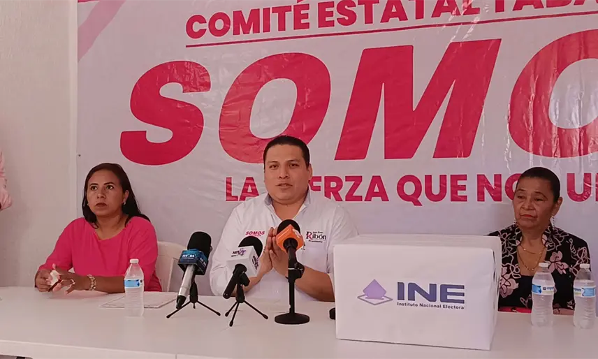 Dirigente de SOMOS llama a protestar durante la visita de Claudia Sheinbaum a Tabasco