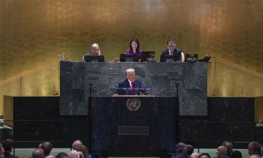 Trump afirma ante la ONU que México es "epicentro" de la violencia de los cárteles