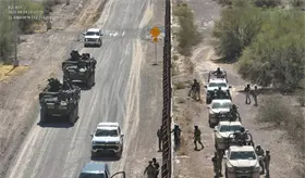 Concluye operativo "&Aacute;guila Alta" en la frontera de Tijuana y San Diego