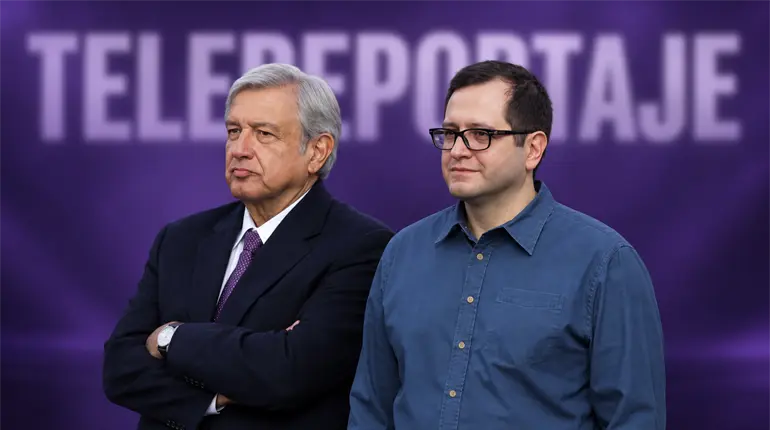 "No es una l&iacute;nea editorial, es un legado": Hijo de AMLO reconoce trayectoria de Telereportaje
