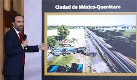 Presume Sheinbaum que su gobierno construir&aacute; 2,400 km de v&iacute;as de trenes
