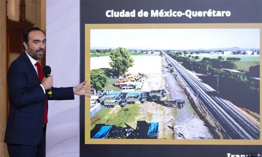 Presume Sheinbaum que su gobierno construirá 2,400 km de vías de trenes