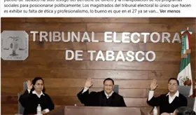 TET confirma sanci&oacute;n contra Rafael Acosta, dirigente del PRD por actos anticipados de campa&ntilde;as