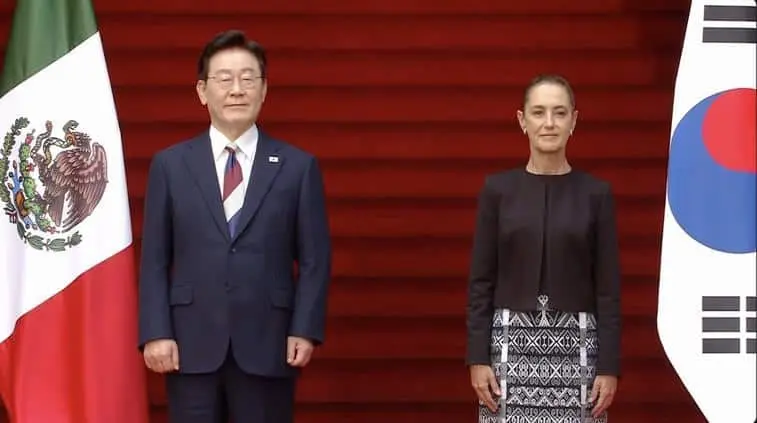 M&eacute;xico y Corea del Sur fortalecen alianza estrat&eacute;gica en IA, comercio y defensa tras 16 a&ntilde;os sin visitas presidenciales