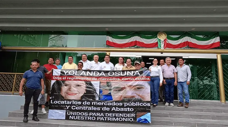 "Juntos por Tabasco" acude al Congreso local a respaldar exhorto a Centro sobre concesiones a mercados