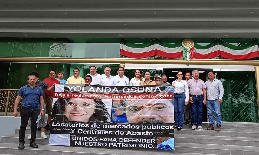 "Juntos por Tabasco" acude al Congreso local a respaldar exhorto a Centro sobre concesiones a mercados