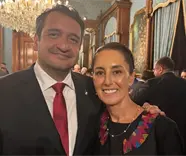 "Tabasco est&aacute; de pie para seguir luchando por la transformaci&oacute;n": Andy L&oacute;pez a Sheinbaum en su visita a la entidad