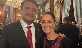 "Tabasco est&aacute; de pie para seguir luchando por la transformaci&oacute;n": Andy L&oacute;pez a Sheinbaum en su visita a la entidad