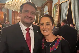 "Tabasco est&aacute; de pie para seguir luchando por la transformaci&oacute;n": Andy L&oacute;pez a Sheinbaum en su visita a la entidad