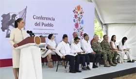 PRI y PRD condenan restricci&oacute;n a Telereportaje para entrar a "ma&ntilde;anera" de Sheinbaum en Tabasco