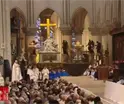 Le&oacute;n XIV, primer Papa en entrar a la Catedral de Notre Dame tras su reconstrucci&oacute;n