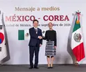 Sheinbaum y presidente de Corea del Sur avanzan en 17 acuerdos de cooperaci&oacute;n bilateral