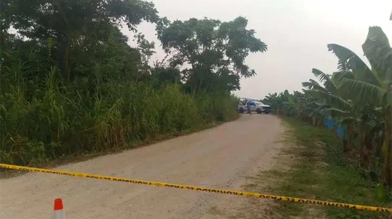 Localizan sin vida a hombre en comunidad de Teapa; presentaba impacto de bala