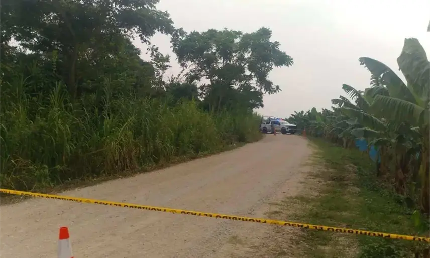 Localizan sin vida a hombre en comunidad de Teapa; presentaba impacto de bala