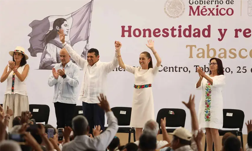"Javier May está cumpliendo los compromisos con el pueblo de Tabasco"