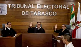 Renombra Rafael Acosta al TET como "Tribunal Electoral Morenista de Tabasco"