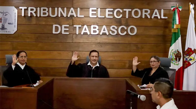 Renombra Rafael Acosta al TET como "Tribunal Electoral Morenista de Tabasco"