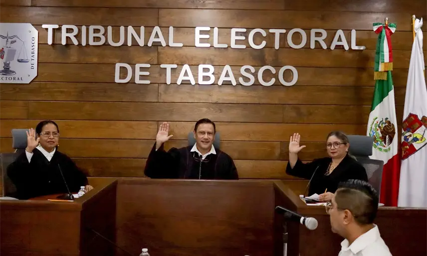 Renombra Rafael Acosta al TET como "Tribunal Electoral Morenista de Tabasco"