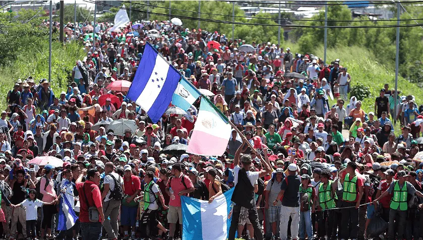 Nueva caravana de migrantes llega a México