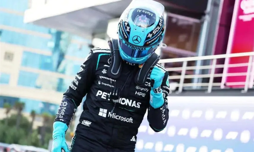 George Russell se lleva el GP de Azerbaiyán