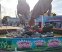 Vandalizan fuente de Los Manat&iacute;es en el pueblo m&aacute;gico de  Frontera