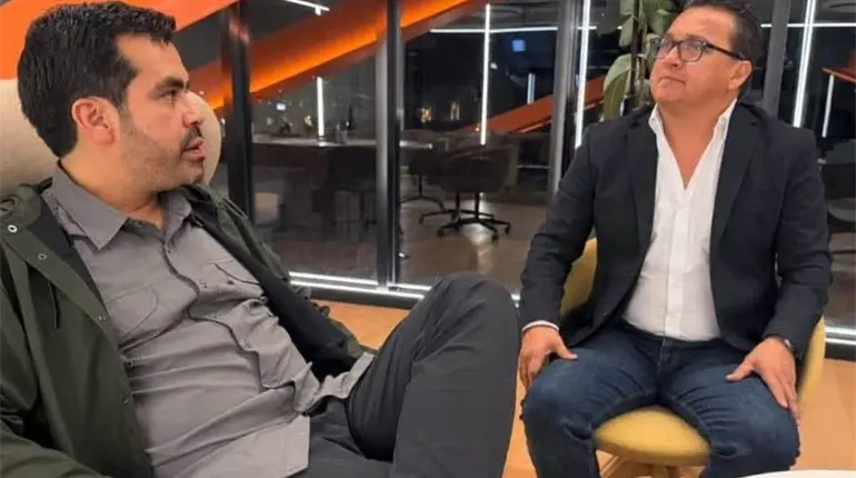 Jos&eacute; &Aacute;ngel Vasconcelos se re&uacute;ne con el dirigente nacional de MC