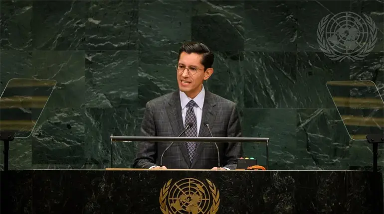 Velasco destaca ante la ONU soberan&iacute;a de M&eacute;xico y reitera ayuda a Cuba