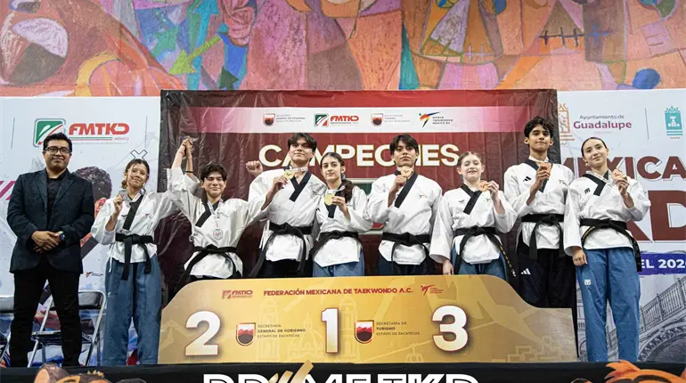 Tabasco suma sus primeras medallas en el Festival Mexicano de TKD en Zacatecas