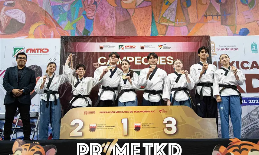 Tabasco sumó sus primeras medallas en el Festival Mexicano de TKD en Zacatecas