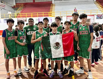 Tabasqueños brillan con la Selección Mexicana U14 de Baloncesto en Torneo Internacional en Costa Rica