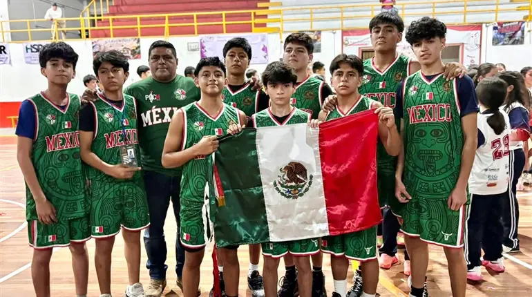 Tabasque&ntilde;os brillan con la Selecci&oacute;n Mexicana U14 de Baloncesto en Torneo Internacional en Costa Rica