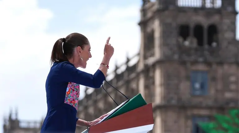 "Ninguna &eacute;lite dicta el futuro de la patria": Sheinbaum culmina su gira "Honestidad y Resultados"