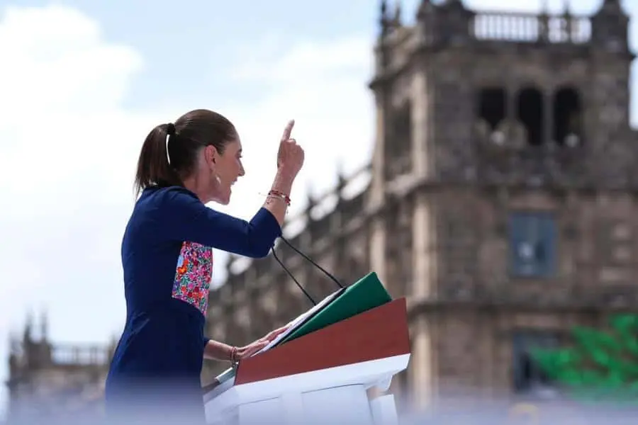 "Ninguna &eacute;lite dicta el futuro de la patria": Sheinbaum culmina gira por el pa&iacute;s