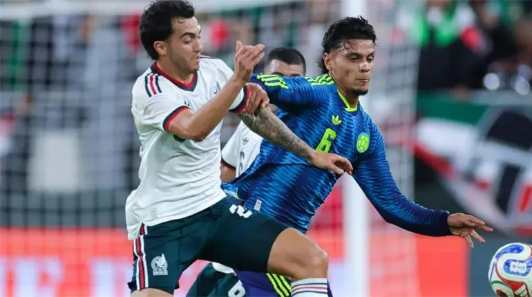 M&eacute;xico empata con Colombia en inicio de Rafa M&aacute;rquez como t&eacute;cnico del Tri