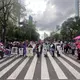 Con marcha exigen justicia a 12 a&ntilde;os de la desaparici&oacute;n de normalistas de Ayotzinapa