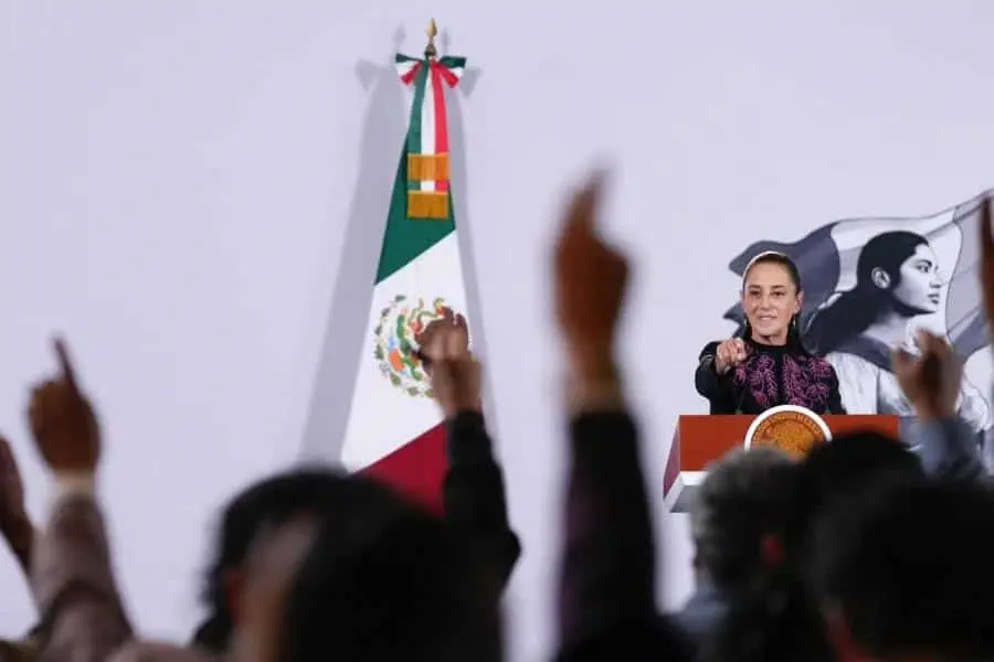 "Si existen pruebas contra Am&iacute;lcar Ol&aacute;n que FGR abra investigaci&oacute;n": Sheinbaum