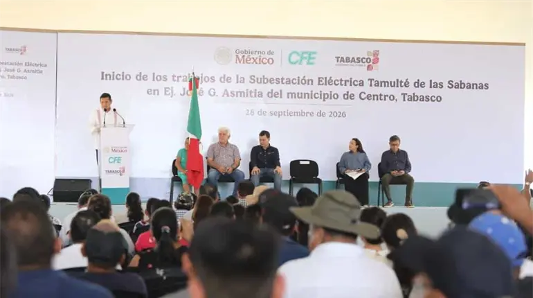 Inicia construcci&oacute;n de subestaci&oacute;n el&eacute;ctrica en Tamult&eacute; de las Sabanas