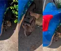 Denuncia Chemaney robo de una llanta de su veh&iacute;culo