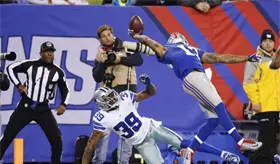 Los Gigantes de Nueva York cortaron al receptor abierto Odell Beckham Jr.