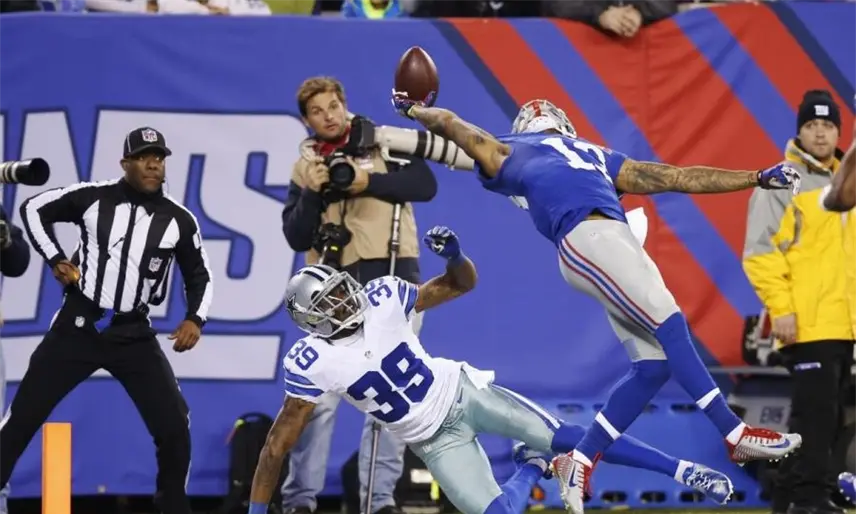 Los Gigantes de Nueva York cortaron al receptor abierto Odell Beckham Jr.