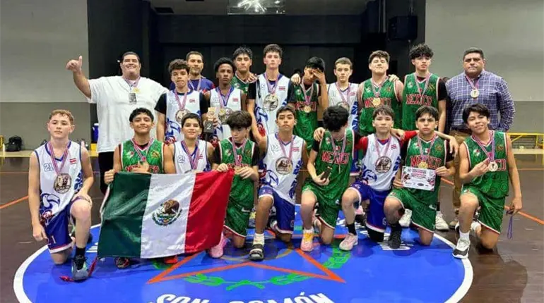 Tabasque&ntilde;os son campeones con M&eacute;xico U14 en el Torneo "Pura Vida" de Basquetbol en Costa Rica