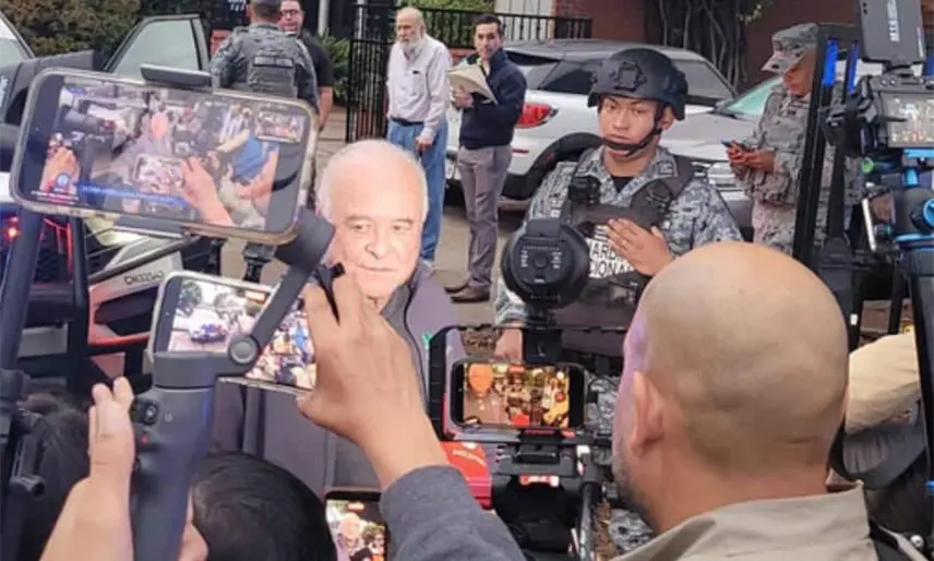 "Las cosas no van bien en nuestro país: Ruffo Appel a su llegada a Ensenada