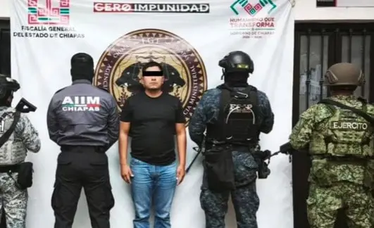 Detienen a director de Polic&iacute;a de Suchiapa, Chiapas; es acusado de facilitar huida de l&iacute;der criminal