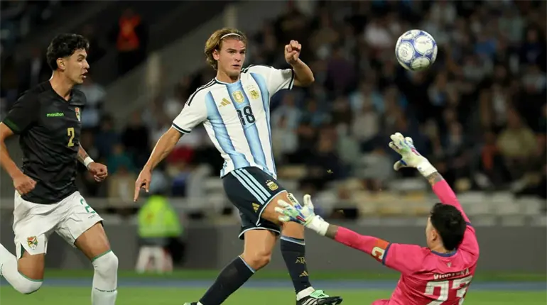 Sin Messi y con caras nuevas, Argentina gole&oacute; 4-0 a Bolivia en duelo amistoso